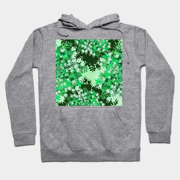 SPRING BLOOM GREEN Hoodie by MAYRAREINART